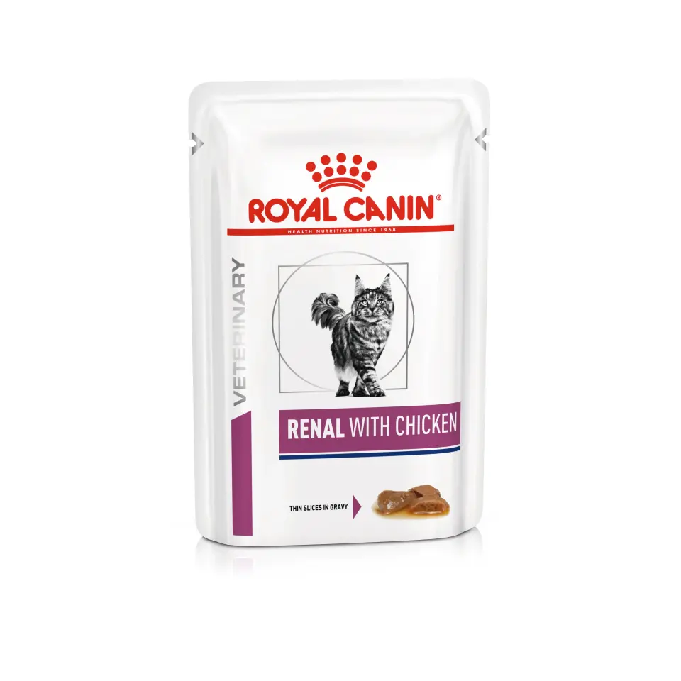 Royal Canin Renal Chicken Kedi Maması 85 gr x 12 Adet Böbrek Sağlığı İçin Tavuklu Formül