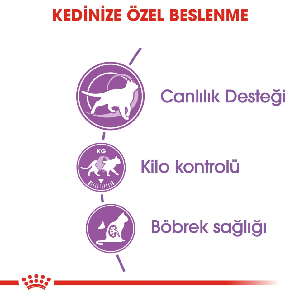 Royal Canin Sterilised Kedi Maması 1,5 kg Kısırlaştırılmış 7 Yaş Üzeri Kediler İçin Tam ve Dengeli Beslenme