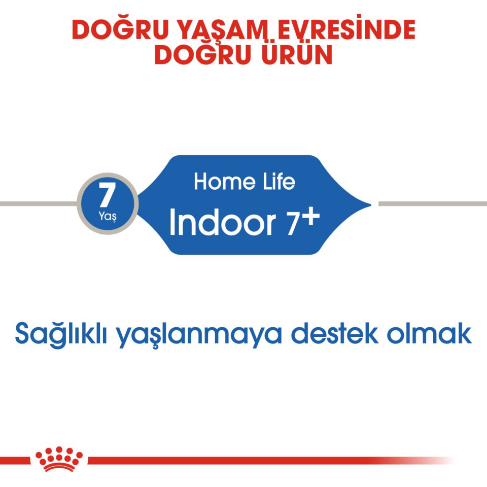 Royal Canin Indoor Kedi Maması 3,5 kg Ev Kedileri İçin 7 Yaş ve Üzeri Mama
