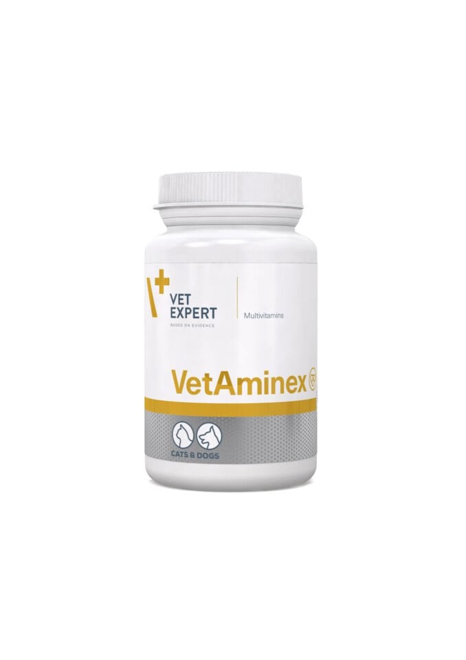 VetExpert VetAminex Kedi ve Köpekler İçin Günlük Vitamin-Mineral Takviyesi 60 Kapsül