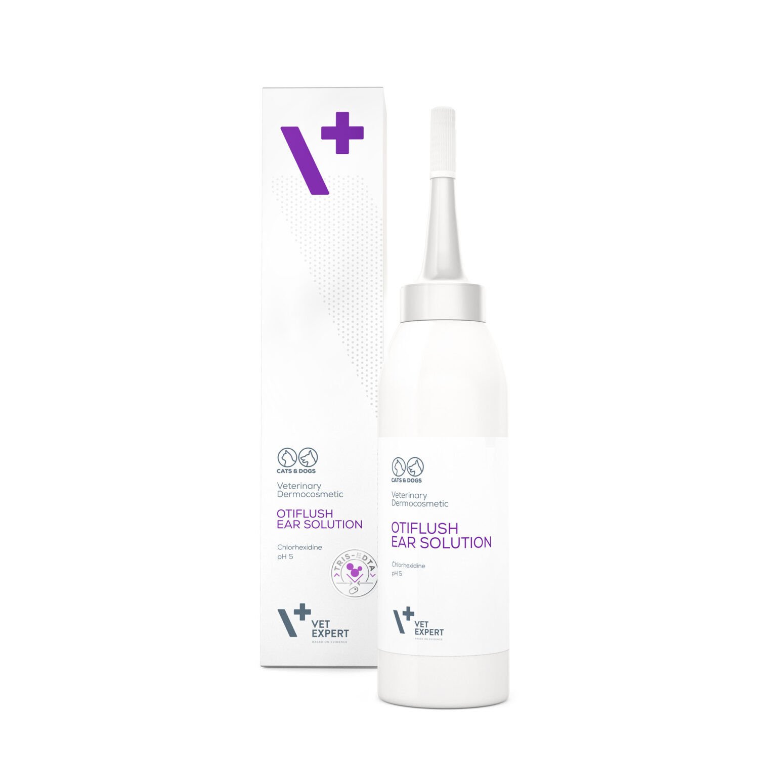 VetExpert Otiflush Ear Solution 125 ml Kedi ve Köpekler İçin Kulak Temizleyici ve Hijyen Ürünü