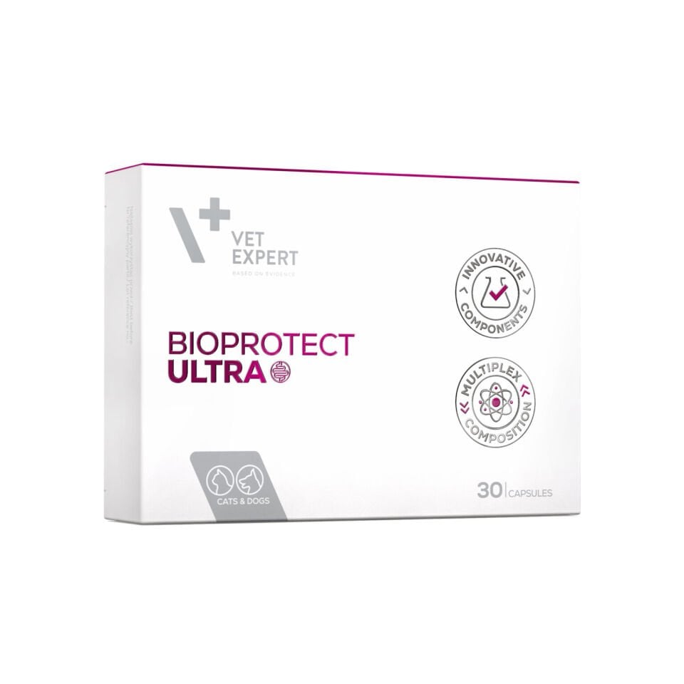 VetExpert Bioprotect Ultra Kedi ve Köpekler İçin Sindirim ve Bağışıklık Desteği 30 Kapsül
