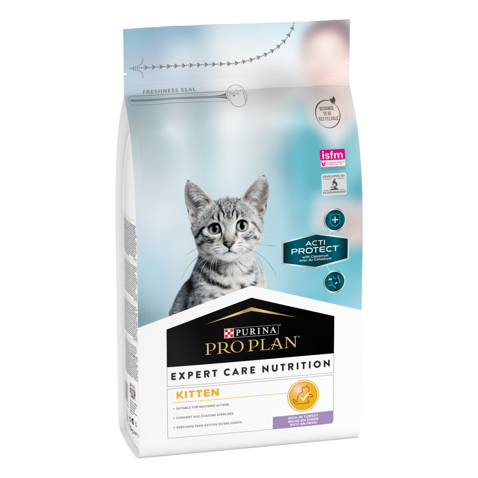 Pro Plan Acti Protect Kitten Hindi Etli Kedi Maması 1,5 kg Sağlıklı Büyüme İçin Yavru Kedi Maması