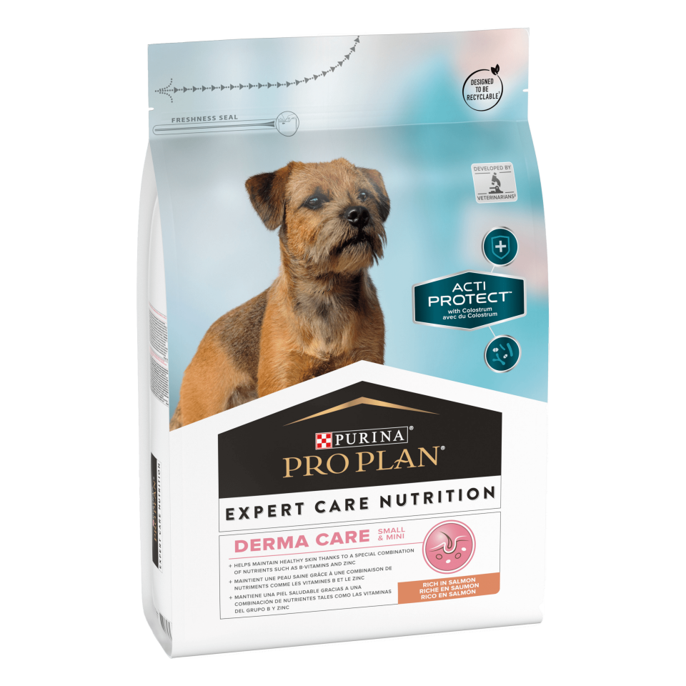 Pro Plan Small Acti Protect Derma Care Somonlu Köpek Maması 3 kg Küçük Irk Köpekler İçin Deri ve Tüy Sağlığına Özel Mama