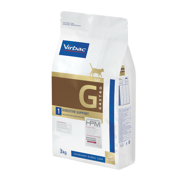 Virbac Veterinary HPM Digestive Support Cat Food 3 kg Sindirim Destek Kedi Maması