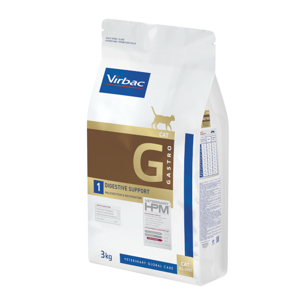 Virbac Veterinary HPM Digestive Support Cat Food 3 kg Sindirim Destek Kedi Maması