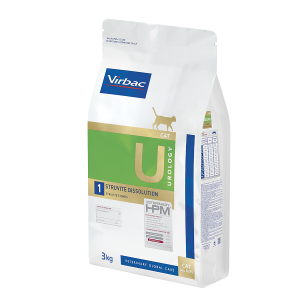 Virbac Veterinary HPM Urology Struvite Dissolution Kedi Maması 3 Kg Struvit Taşlarının Eritilmesine Destek Veteriner Diyeti
