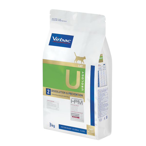 Virbac Veterinary HPM Urology Dissolution & Prevention Kedi Maması 3 Kg Struvit ve Oksalat Taşlarına Karşı Veteriner Diyeti