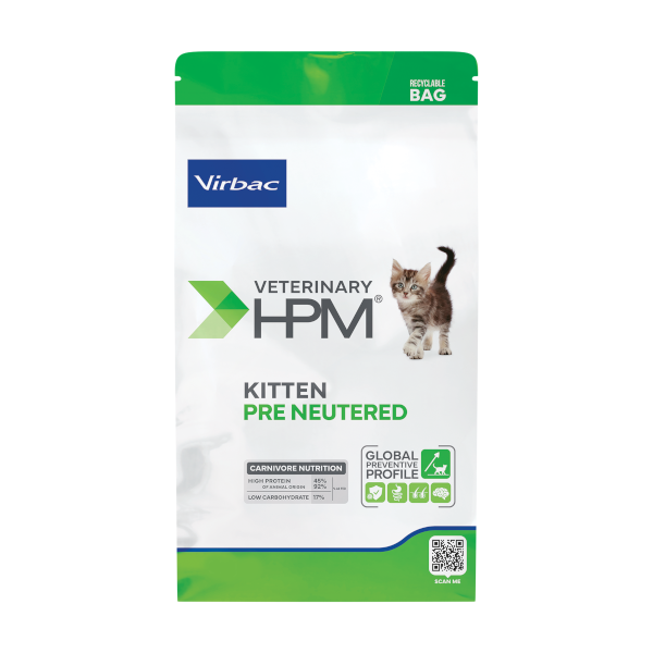 Virbac Veterinary HPM Kitten Pre Neutered 1.5 kg Yavru Kedi Maması