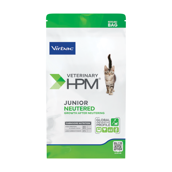 Virbac Veterinary HPM Junior Neutered Cat Food 1,5 kg Kısırlaştırılmış Genç Kedi Maması