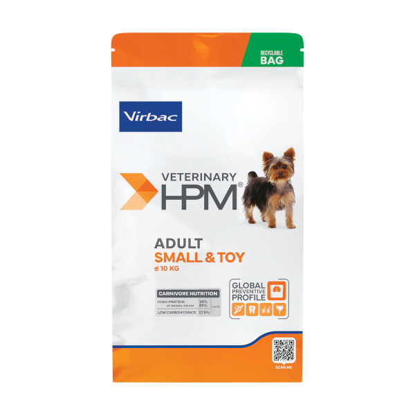 Virbac Veterinary HPM Adult Dog Small & Toy 3 kg Küçük Irk Yetişkin Köpek Maması