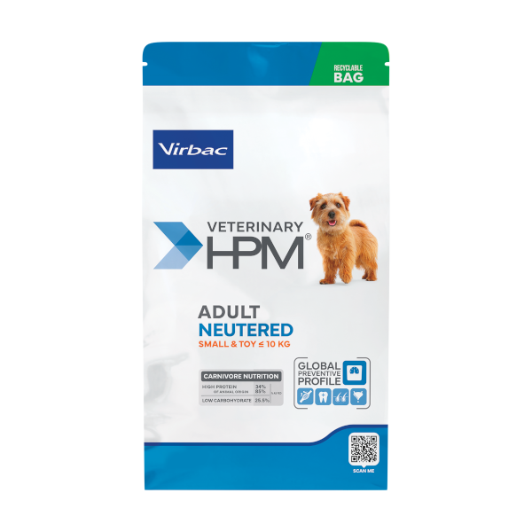 Virbac Veterinary HPM Adult Neutered Dog Food Small & Toy 7 kg Kısırlaştırılmış Küçük ve Minyatür Irk Köpek Maması