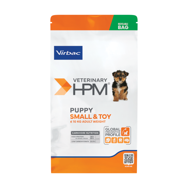 Virbac Veterinary HPM Baby Small & Toy 1,5 kg Küçük ve Minyatür Irk Yavru Köpek Maması