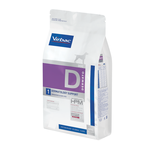 Virbac Veterinary HPM Dermatology Support Dog Food 3 kg Dermatoloji Destekli Köpek Maması