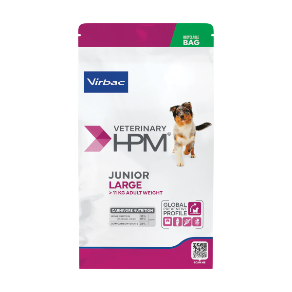 Virbac Veterinary HPM Junior Dog Food 12 kg - Special Large Dog