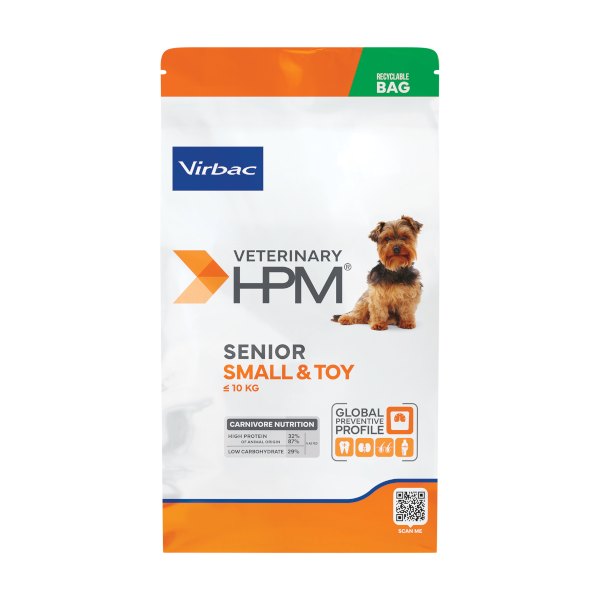 Virbac Veterinary HPM Senior Dog Food Small & Toy 1,5 kg